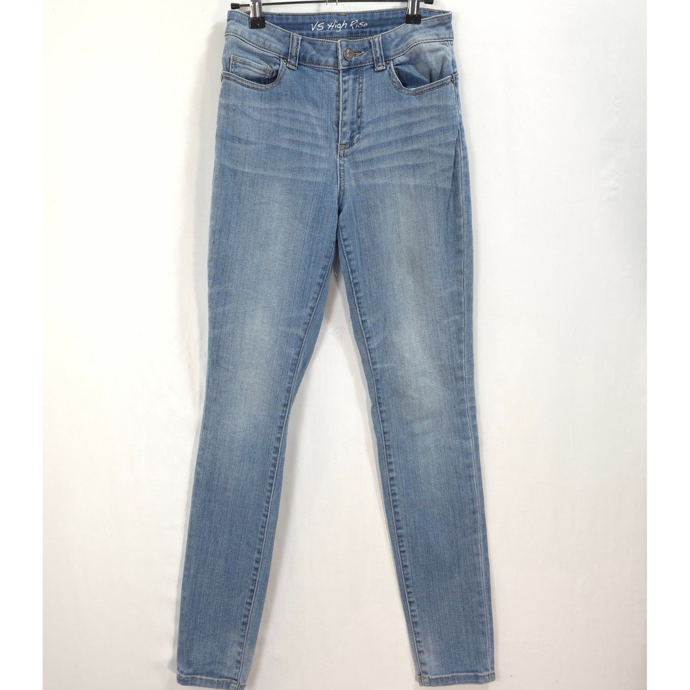 Victoria's Secret Jeans High Rise Skinny Light Wash Women 26 Casual Minimalist